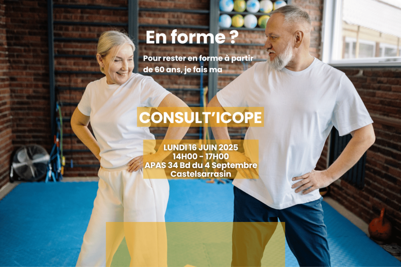 Pour rester en forme à partir de 60 ans, je fais ma Consult'ICOPE !